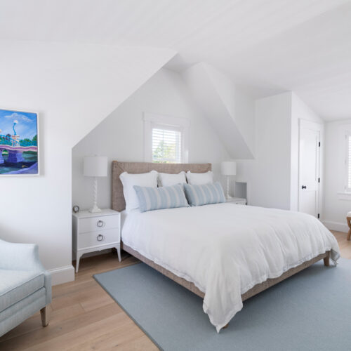 Nautique Cape Cod Interior Design Project Hyannis Port - Bedroom